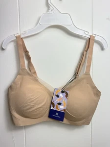Honey love Lift Wear CrossOver Wireless Bra Sand Size Small - Picture 1 of 5