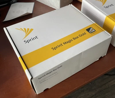 Sprint Magic Box Gold Cell Phone Signal Booster Amplifier AirUnity 587 B41HL - Image 1 of 2