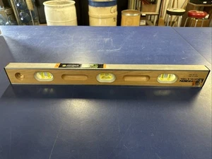 Johnson Level 24" I-Beam Aluminum & Bamboo Level IB24 - Picture 1 of 2
