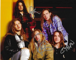 * BLIND MELON * signed 8x10 photo * CHRIS THORN,GLEN GRAHAM & ROGERS STEVENS COA - Picture 1 of 2