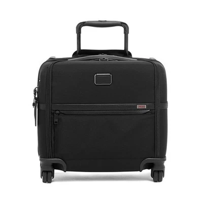 Brand New Tumi Alpha 3 Carry On 4 Wheeled Briefcase Color Black  - Image 1 of 3