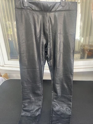 Ci Sono Lined Stretch Pleather Leggings - Image 1 of 4
