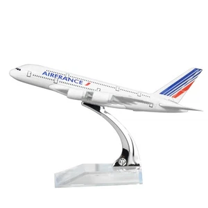 1:400 Diecast Commercial Aviation Airplane Model 16cm Air France Airbus A380 - Picture 1 of 9