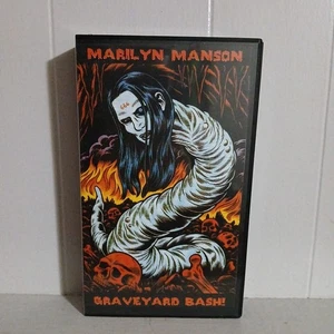 Marilyn Manson Graveyard Bash VHS Goth Metal Rock 10/22/96 Live Concert Video - Picture 1 of 3