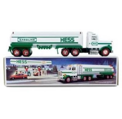 1990 Hess Holiday Toy Tanker Truck New In Box With All Inserts Collectible - Image 1 of 4