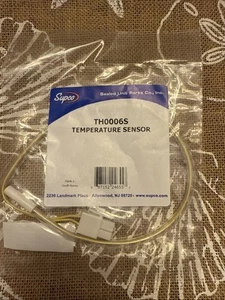 Sensor de temperatura para refrigerador Supco TH0006W, reemplaza a DA32-00006W - Imagen 1 de 5