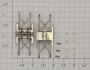 Acme 0924-6 Silver Pantograph Assembly with Hardware (Pair of 2) - Picture 1 of 1