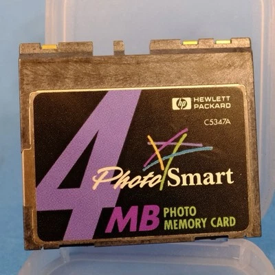 1997 HP Photo Smart HP's First Consumer Digital Camera C5340A 4MB Memory Card - Image 1 of 2