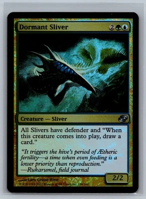 Magic The Gathering Planar Chaos Dormant Sliver #156/165 Foil MTG TCG CCG - Image 1 of 2