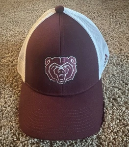 NCAA Adidas Missouri State University Bears Zephyr Malla Sombrero Trasero - Ajustable - Imagen 1 de 8