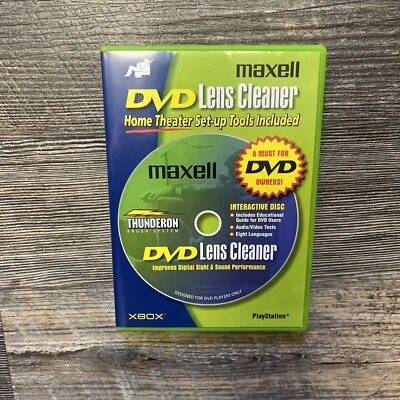 Limpiador de lentes láser Maxell 190059 DVD-LC DVD - Guía del usuario - Configuración de cine en casa [ Foto 1 de 3
