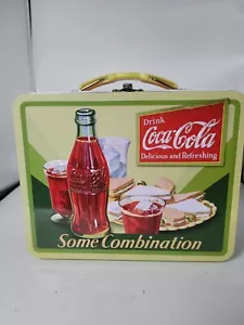 Coca Cola "Some Combination" Tin Lunch Box - Picture 1 of 11