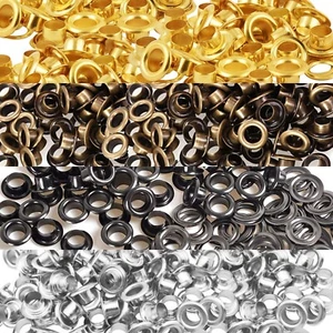 500x Arandelas Redondas de Ojal de Hierro Cuero Artesanía Zapatos Cinturón Reparación 2mm-20mm - Imagen 1 de 29
