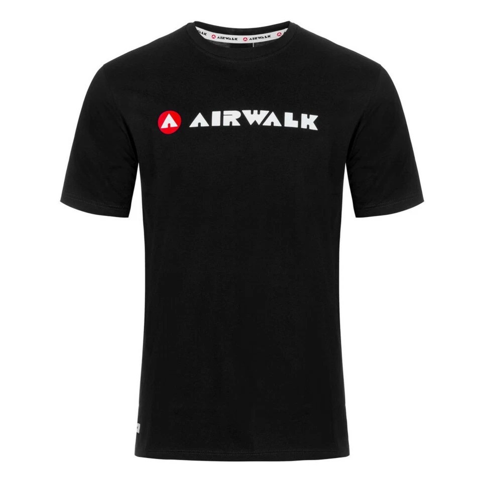 T-Shirt Airwalk Logo Classic Stampato Black - Maglietta a Maniche Corte - Imagen 1 de 1