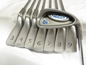 Used Ping G5 Maroon Iron Set 3-PW Dynamic Gold S400 Stiff Steel Ping WRX - Picture 1 of 8