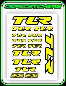 TEAM LOSI TLR RC STICKER SHEET A5 BNIP BUGGY TRUGGY 2WD 4WD CUSTOM MUGEN FUTABA - Picture 1 of 6