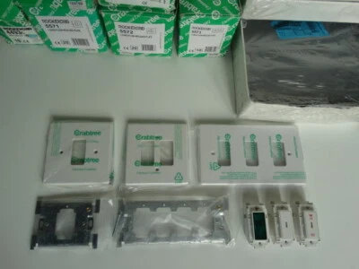 CRABTREE Rockergrid Grid Switch Accessories - Switches Plates Grid Yokes Boxes