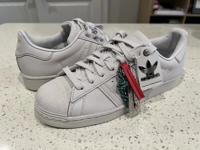 adidas Originals Superstar Grey White Men Size 7 Sneakers Shoes New # GX3623 - Image 1 of 4