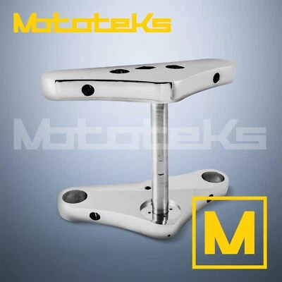 TRIPLE TREES BILLET TRIPLE CHROME FOR HARLEY DAVIDSON MODELS 41MM (1984-2017) - Image 1 of 2