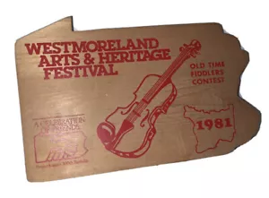 1981 Westmoreland Arts & Crafts Old Time Fiddler’s Contest Pennsylvania’s 300thl - Picture 1 of 9