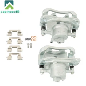Fit For 2004-2008 Toyota Solara 04-10 Sienna 2× Front Brake Calipers w/ Bracket - Picture 1 of 12
