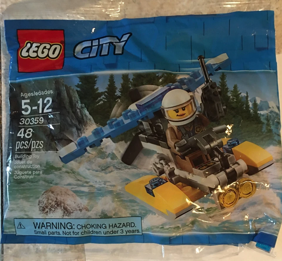 Lego City PN 30359 Police Water Plane Polybag - New - Image 1 of 1