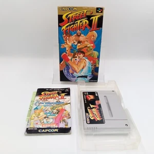 Street Fighter II 2 Nintendo Super Famicom Japonés CIB Completo - Imagen 1 de 14