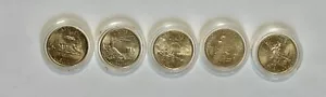 Rare 2003 Quarter Dollar Coin Set 5 Different States Sealed in Original Capsule - Picture 1 of 2