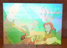 BEAUTY AND THE BEAST FRENCH VERSION TRADING CARD STICKER HOLOGRAM CHASE BELLE 4