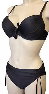 Antigel SWIM Bikini Top Push-Up Bügel-BH SET Gr.80B UK 36B + Einstellbar Slip 46 - Bild 1 von 6