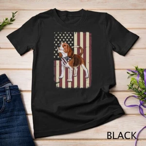 Camiseta Beagle Bandera Americana Bandana Patriótico 4 de Julio Unisex - Imagen 1 de 15
