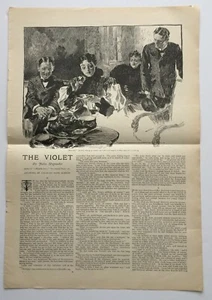 Charles Dana Gibson Illustration from The Ladies Home Journal April 1896 - Picture 1 of 1