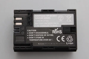RAVPower SAVIOR SERIES RP-BC003 Akku für Canon Akku LP-E6 7.4V 2000mAH 14.8Wh - Bild 1 von 2