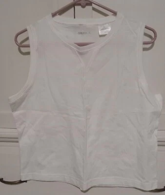 Camiseta sin mangas blanca grande Danskin para mujer Foto 1 de 4