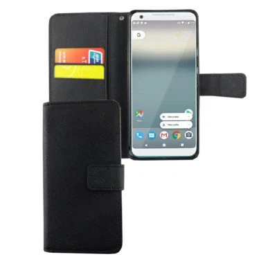 Custodia Cellulare Protettiva per Google Pixel 2 XL Cover Borsa Wallet Bumper - Immagine 1 di 4