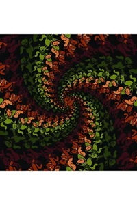 BANDANA DE OSOS ESPIRALES DE MADERA MUERTA AGRADECIDA - García, carne, Wier, Pigpen, Kreutzman, Hart - Imagen 1 de 1