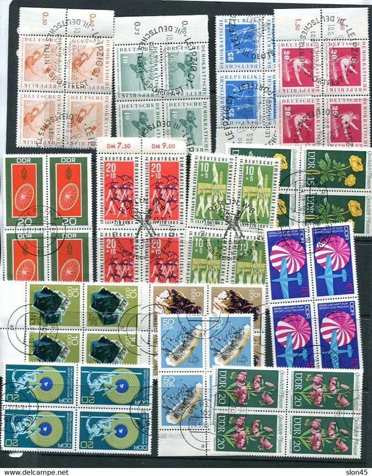 Germany Accumulation 1963/72 in Blocks of 4 Used/CTO 12634 - Image 1 of 1