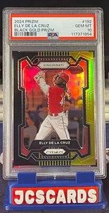 2024 Prizm #192 Elly De La Cruz Black Gold Prizm #2/5 PSA 10 - Picture 1 of 2
