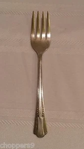 ANTIQUE VTG INTERNATIONAL SILVER LADY BETTY SILVER PLATE 1940 DESSERT FORK - Picture 1 of 3