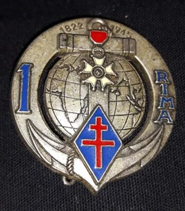 Médaille Militaire 1 er Régiment Infanterie de Marine Delsart Lens N°750/2 - Foto 1 di 3
