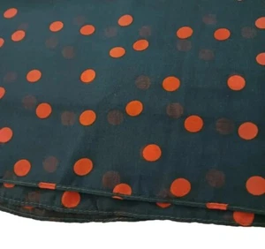 Thin Lightweight, Pashmina Scarf, Teal And Brown, 14" X 60" - Picture 1 of 2
