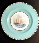 "America's Cup" "PITZI" Yacht Nautical Plate by WEJ Dean Crown Derby; Ca 1940 
