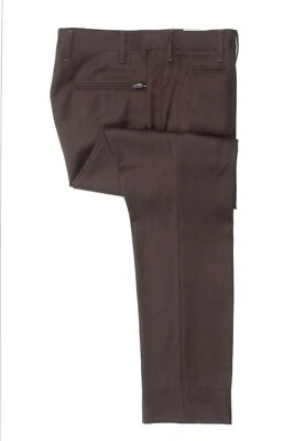 Corneliani Brown 18.25 Microns Wool Academy Trousers 23147 Foto 1 de 4