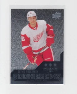 14/15 UD Black Diamond Detroit Red Wings Teemu Pulkkinen Rookie Gems RC #192 - Bild 1 von 2
