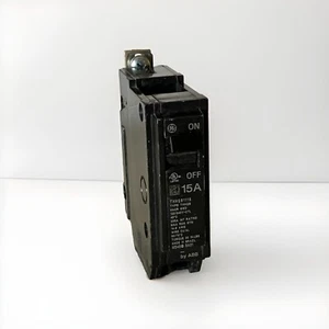 NEW GE ABB THHQB1115 GENERAL ELECTRIC 1POLE 15AMP 120V 22KA CIRCUIT BREAKER - Picture 1 of 8