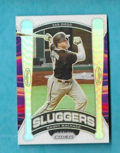 MANNY MACHADO 2021 PANINI PRIZM BASEBALL SLUGGERS SILVER PRIZM SL12 - Picture 1 of 2