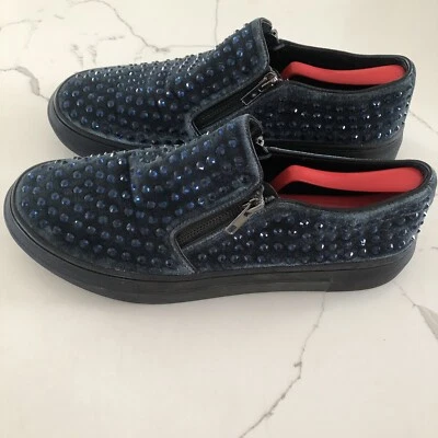 Men’s Beam Velvet Studded Steve Madden Sneakers Size 10 M Excellent Preowned - Image 1 of 4