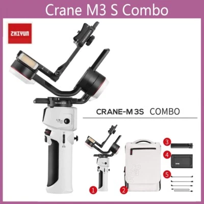 Zhiyun Crane M3 S M3S Combo 3-Axis Gimbal Stabilizer for Smartphone Camera AU - Image 1 of 4