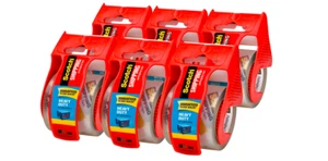 Verpackungsklebeband Schwerlast Scotch Versand Stark Dichtung Spender 6 Rollen - Bild 1 von 8