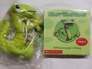 BUILDING LANGUAGE FOR LITERACY-Nina’s Word Cards Phase 2 & Plush Doll, New - Picture 1 of 3